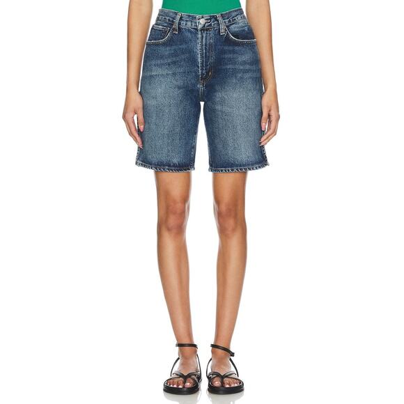 AGOLDE Vida High Rise Relaxed Straight Shorts - 26 - Control - Picture 1 of 4